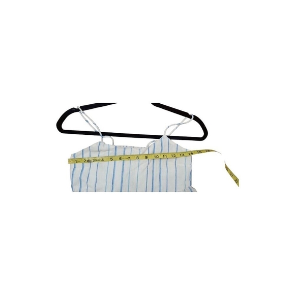 Madewell Women's White and Blue Dress Size 0 - Picture 7 of 8